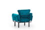 Atelier Del Sofa Nitta Single - Verde petróleo